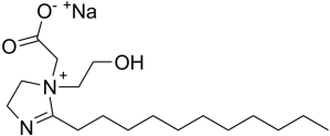 Sodium lauroamphoacetate  is an amphoteric surfactant.
